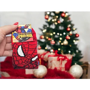 Jiro Accessories Spiderman Çocuk Çorap-Örümcek Adam Çorap