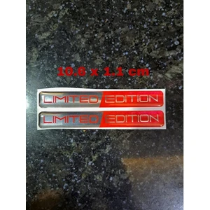 Limited Edition 3D Sticker Damla Stiker Kırmızı