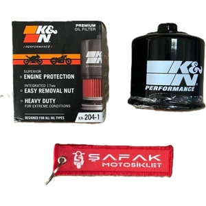 KN204 Performans Motosiklet Yağ Filtresi