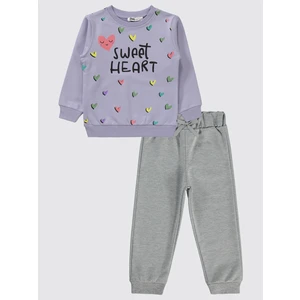 Civil Girls Kız Çocuk Eşofman Takımı 2-5 Yaş Lila