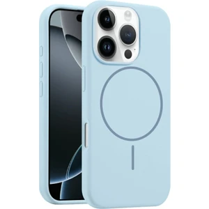 iPhone 16 Pro Max Magsafe ile Uyumlu Sıvı Silikon Düşme Önleyici Telefon Kılıfı (Yurt Dışından)