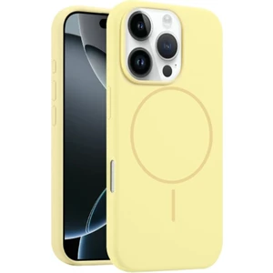 iPhone 16 Pro Max Magsafe ile Uyumlu Sıvı Silikon Düşme Önleyici Telefon Kılıfı (Yurt Dışından)