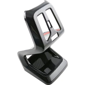 Bmw Için X1 U11 2023 2024 Araba Arka Klima Çıkışı Havalandırma Kapağı Trim Etiket Aksesuarları-Abs Karbon Fiber (Yurt Dışından)