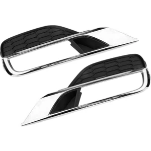 2 Adet Ön Tampon Sis Farı Izgara Izgaraları Kapak Trim Sol + Sağ Honda Cr-V Crv 2015-2016 (Yurt Dışından)