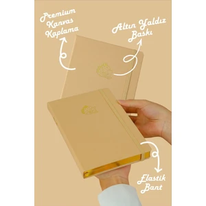 Victoria's Journals Bujo Keten Defter 96 Yaprak A5 160 Gr. Noktalı