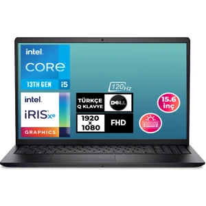 Vostro 3530 I5-1334U 16GB 512GB SSD 15.6" Fhd Ubuntu Taşınabilir Bilgisayar N3409PVNB3530U 001