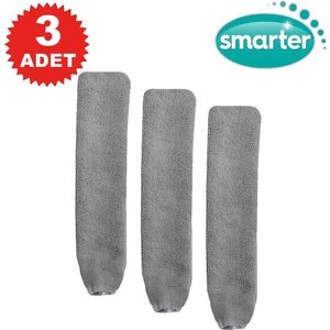 SMARTER Dip Köşe Toz Toplayıcı Yedek Mop 3 Adet Mikrofiber Paspas