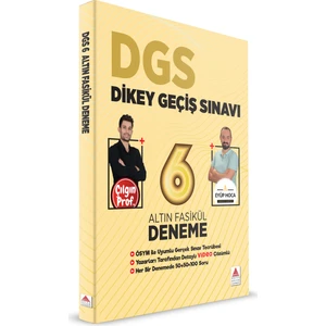 Delta Kültür Yayınevi DGS 6 Altın Fasikül Deneme
