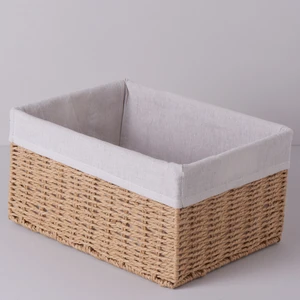 Carry Sepet Naturel 34x25x18 cm Dekoratif Fonksiyonel Depolama Kutusu