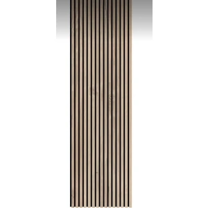 Vera Dekor 60 x 275 Meşe Akustik Duvar Paneli / Mdf / 4mm Keçe /8mm Çıta