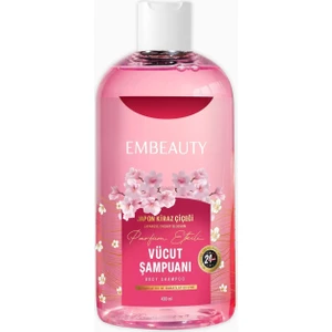Japon Kiraz Çiçeği Özlü Arındırıcı ve Nemlendirici Vücut Şampuanı 400 ml – Ferahlatıcı ve Yumuşatıcı Etki