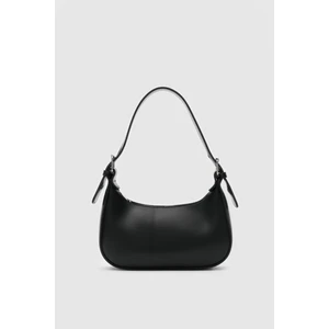 Shule Bags Muse Siyah Oval Baget Çanta