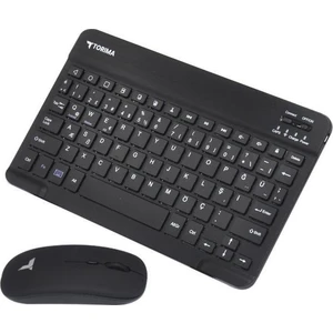 Siyah Tmk-04 Kablosuz Klavye Mouse Seti