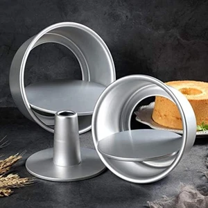 Kek Kalıbı Yuvarlak Şekil Alüminyum 1 Adet Ağız Çapı 16 cm Yükseklik 7 cm