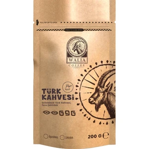 Walia Coffee Türk Kahvesi Çekirdek 200 gr