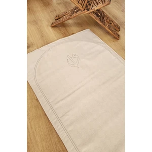 Seccade Naturel Düz Ham Keten Yumuşak Iç Dolgu 70X115 Vav Elif