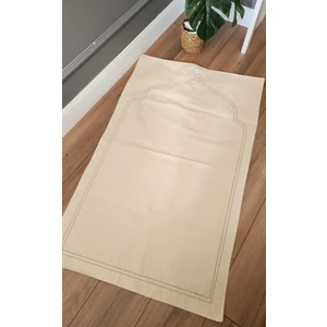 Seccade Naturel Düz Ham Keten Yumuşak Iç Dolgulu 70X115 Sade Ç1
