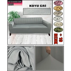 Petek Kumaş Üçlü Koltuk & Çekyat Koltuk Kılıfı