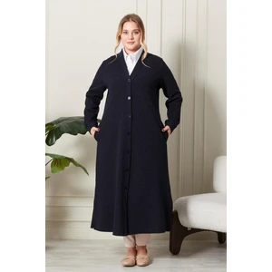 Kadın Büyük Beden Mevsimlik Yüksek Kalite Çelik Uzun Hırka