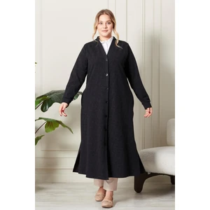 Kadın Büyük Beden Mevsimlik Yüksek Kalite Çelik Uzun Hırka