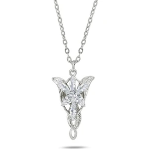 Gümüş Kaplama Akşam Yıldızı Evenstar- Arwen Kolye - M248