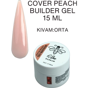 QBEE PROFESSIONAL 15ml Protez Tırnak Jeli Builder Gel Cover Peach