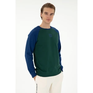 U.S. Polo Assn. Erkek Koyu Yeşil Sweatshirt 50293455-VR079