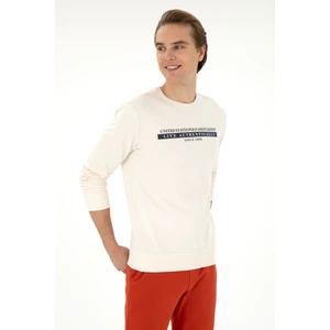 U.S. Polo Assn. Erkek Krem Sweatshirt 50290260-VR071