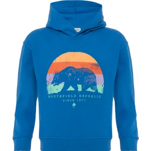 Routefield Homer Unisex Çocuk Mavi Sweatshirt