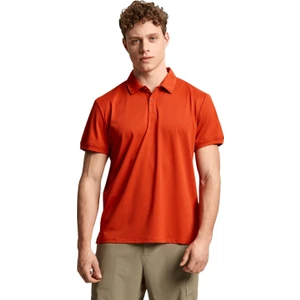 Tech Pique Polo Erkek Bej Tişört