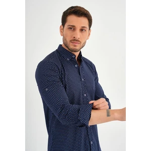 Alexander Gardi Puantiyeli Slim Fit Gömlek (E20-32110)
