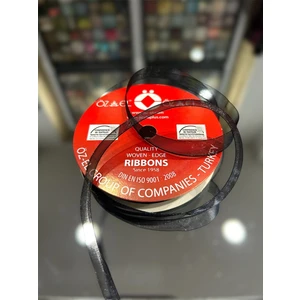 Özel Lastik Mini Makara Organze Kurdele, Paketlik Kurdele, 1  cm  5 mt 125 013