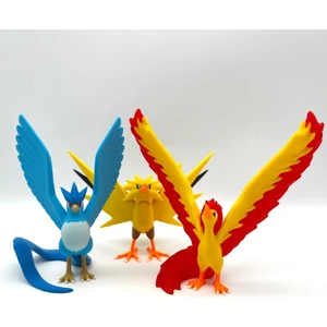 #0144 Articuno Zapdos Moltres Pokemon Figür Seti