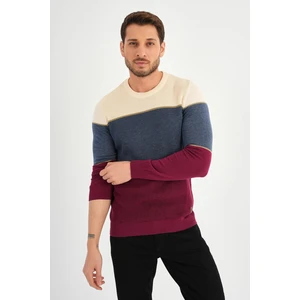 Alexandergardı Renk Bloklu Kazak (E22-5708)