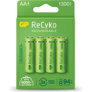 AA 1300 mAh Şarjlı Kalem Pil 4'lü Paket GP130AAHCEMTR