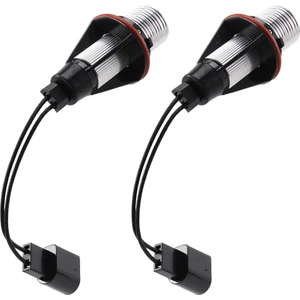 Sarı Ampuller, 8000K Amber LED Angel Eye Marker Halo Ampuller Lambalar Için - E39 E53 E60 E63 E64 E66 E87 5 6 7 X3 X5 [2 Adet Paket], Siyah (Yurt Dışından)