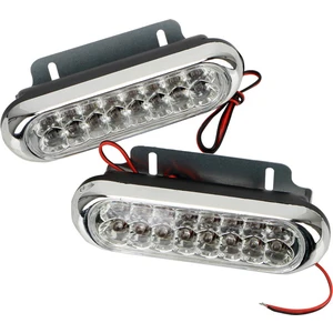 Araba Lambası, 2 Adet Araba Lambası 16LED Gündüz Çalışan Sis Beyaz Drl Lambası Evrensel, Siyah (Yurt Dışından)