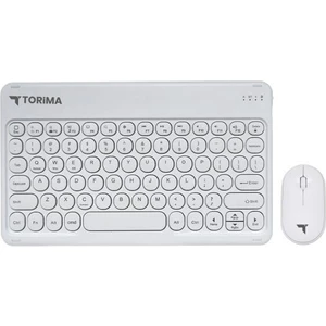 Tmk-08 Beyaz Kablosuz Bluetooth Klavye Mouse Seti