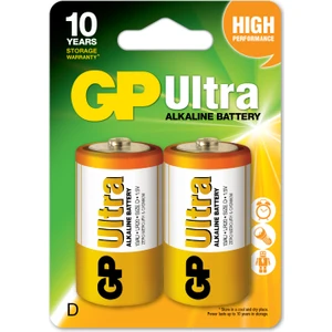 G-Tech LR20 Büyük Boy Ultra Alkalin Pil 2'li Paket GP13AU-U2 D Boy
