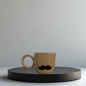 Kabartmalı, Desenli Kupa