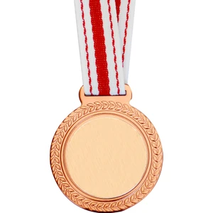Lider Baskı 3 Adet Bronz Boş - Baskısız  Madalya