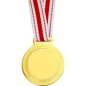 Lider Baskı 3 Adet Altın Boş - Baskısız  Madalya