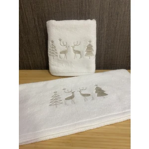 Yılbaşı Temalı Nakışlı El Havlusu