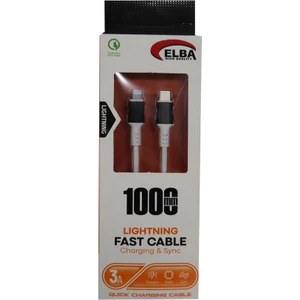 Elba Elb-39 L20 Iphone To Type-C 1mt Beyaz Şarj Kablosu Beyaz