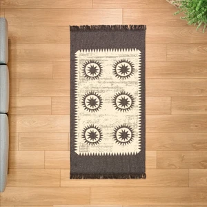 Soft Borgar Çift Taraflı Kilim - Krem - 80X150 cm
