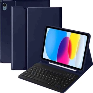Apple iPad 10.nesil 10.9 Inç case Uyumlu Bluetooth Türkçe Q Klavyeli Kılıfı
