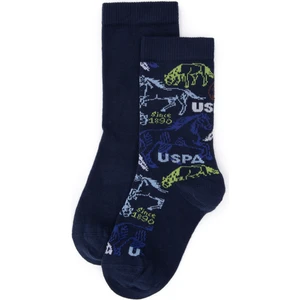 U.S. Polo Assn. Erkek Çocuk Lacivert Çorap (Soket) 50299269-VR033