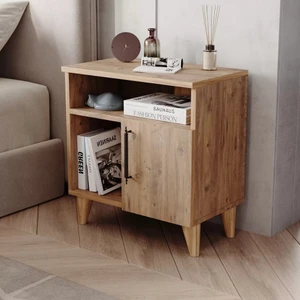 Home Enda Kommen 3 Bölmeli Kapaklı Komodin Atlantik Çam