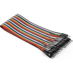 30CM 40 Pin Erkek Erkek Dupont Kablo Ayrılabilir 2.54MM 10RENK Breadboard Atlama Kablosu Jumper Tes