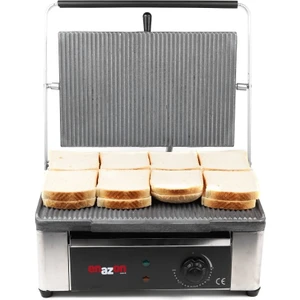 16 Dilim Elektrikli  Döküm Tost Makinesi 1550 W. Döküm :40X27 cm